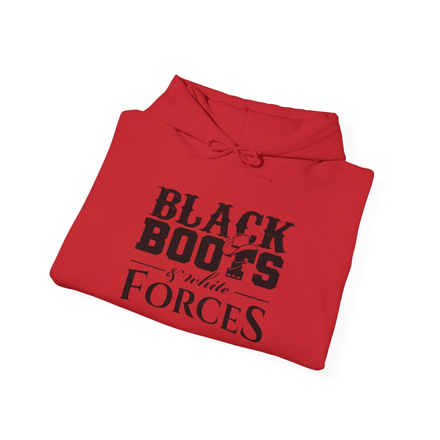 Black Boots & White Forces Hoodie