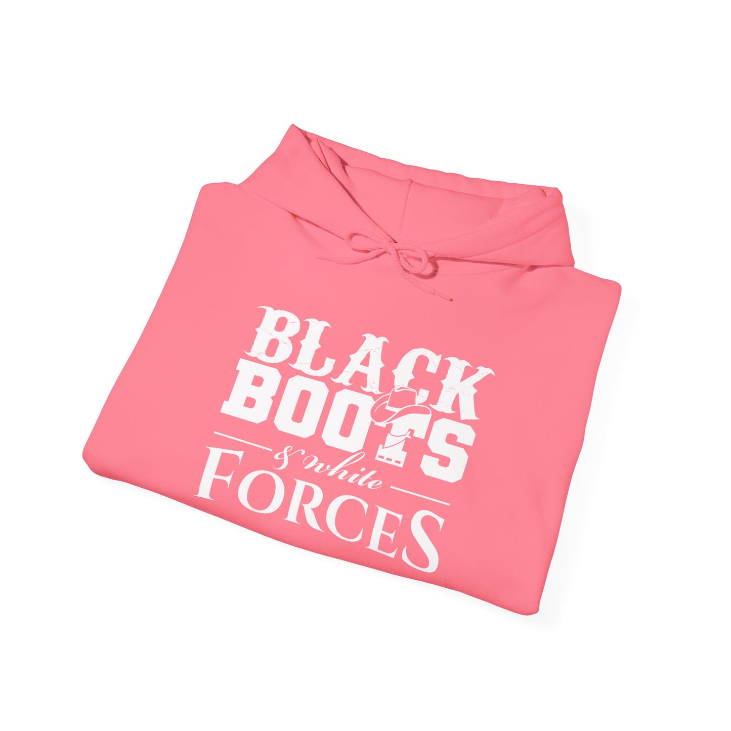 Black Boots & White Forces Hoodie