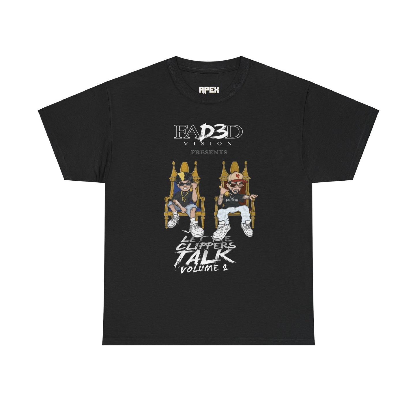 LET THE CLIPPERS TALK 2 HEAVYWEIGHT TEE