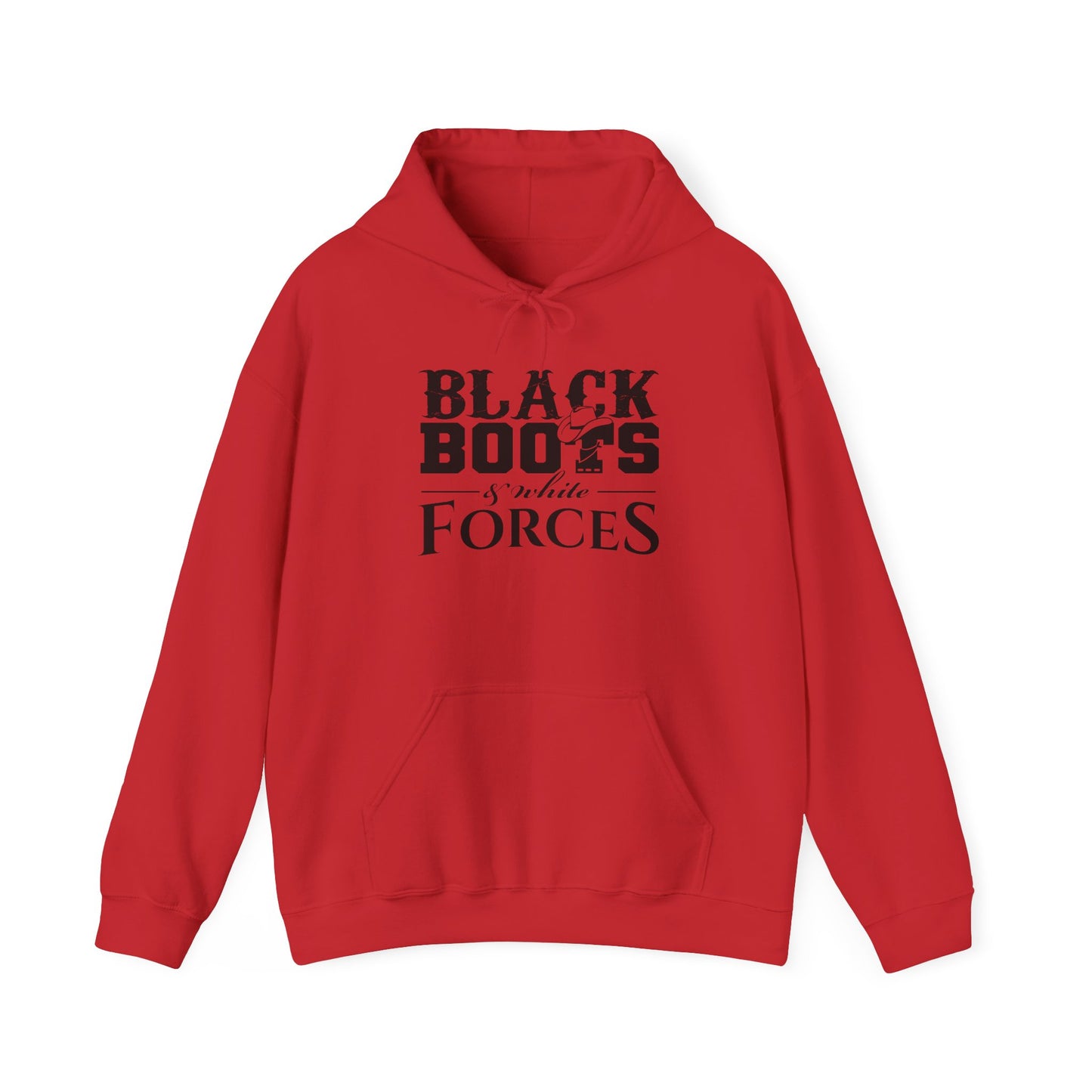 Black Boots & White Forces Hoodie
