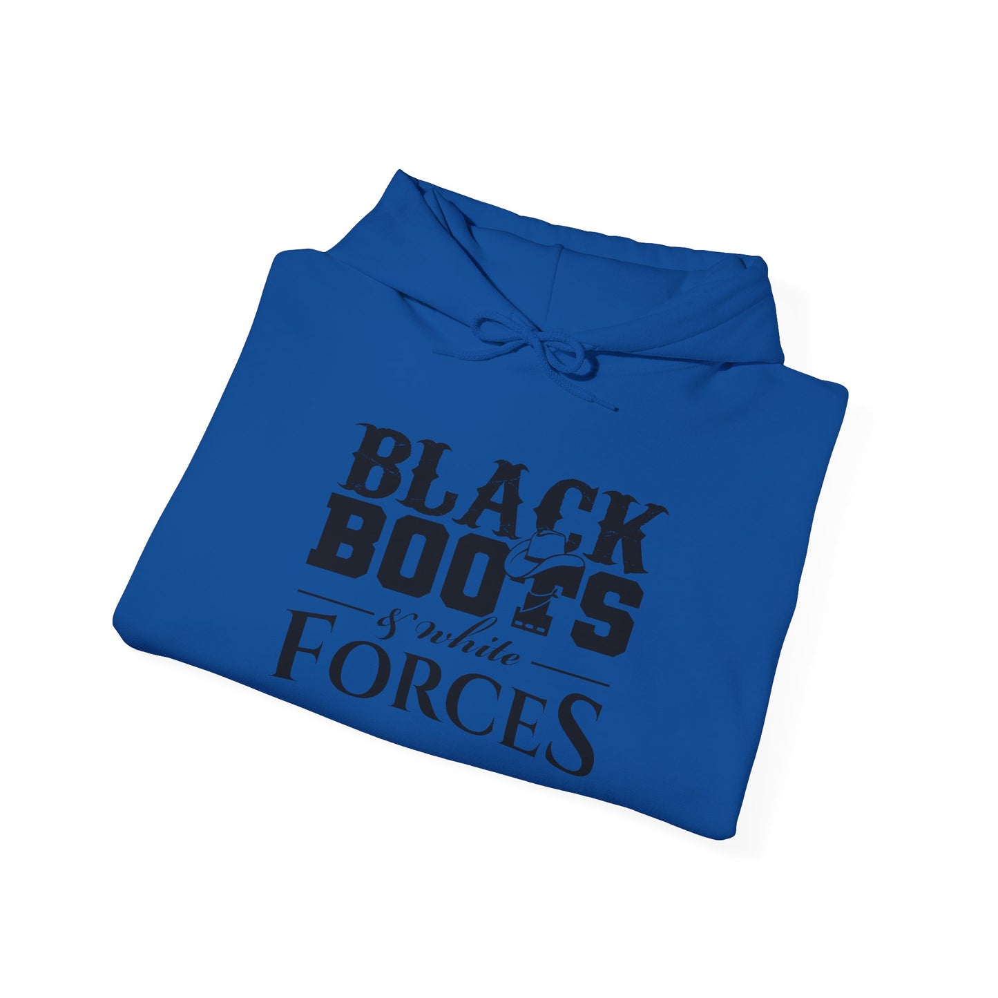Black Boots & White Forces Hoodie
