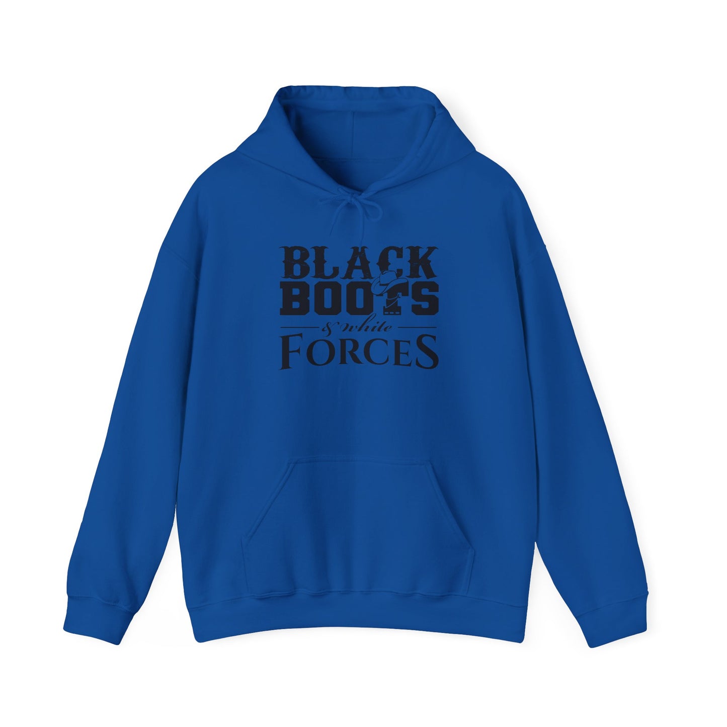 Black Boots & White Forces Hoodie