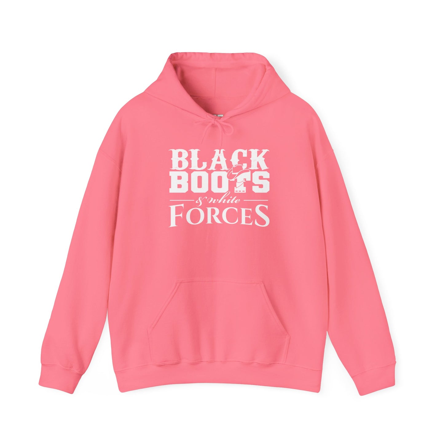 Black Boots & White Forces Hoodie
