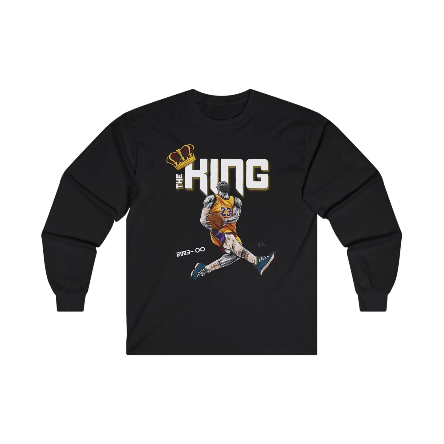 THE KING 23 Ultra Cotton Long Sleeve Tee