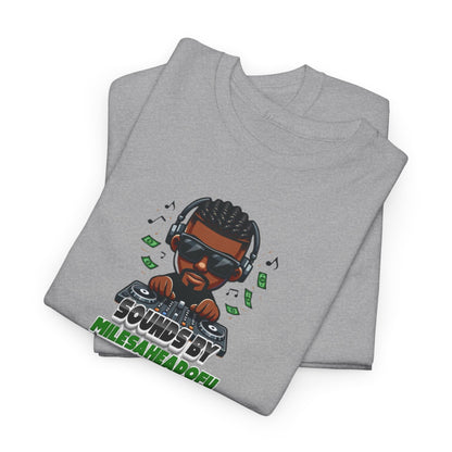 SOUNDS BY MILES AHEAD OF YOU GRAPHIC  Heavy Cotton Tee