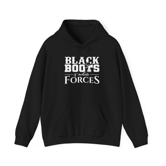 Black Boots & White Forces Hoodie