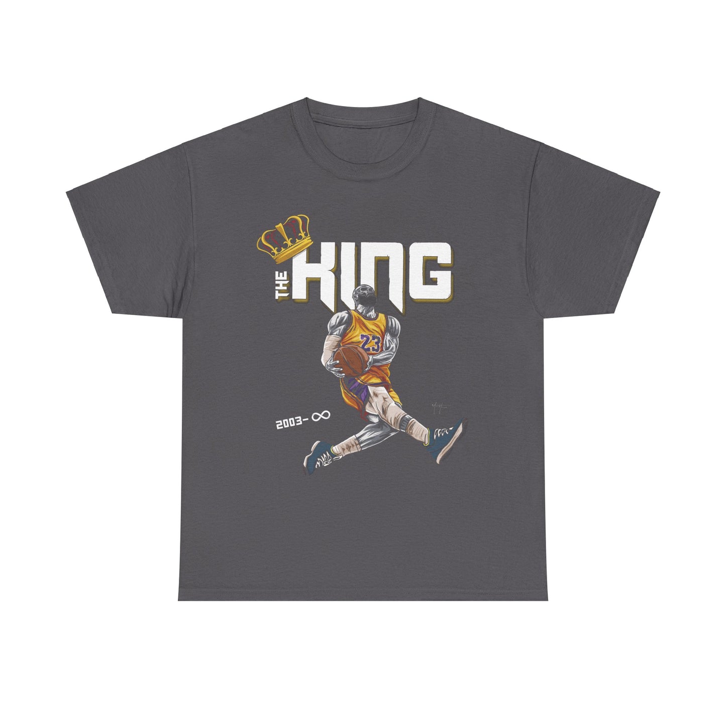 THE KING 23 Heavy Cotton Tee